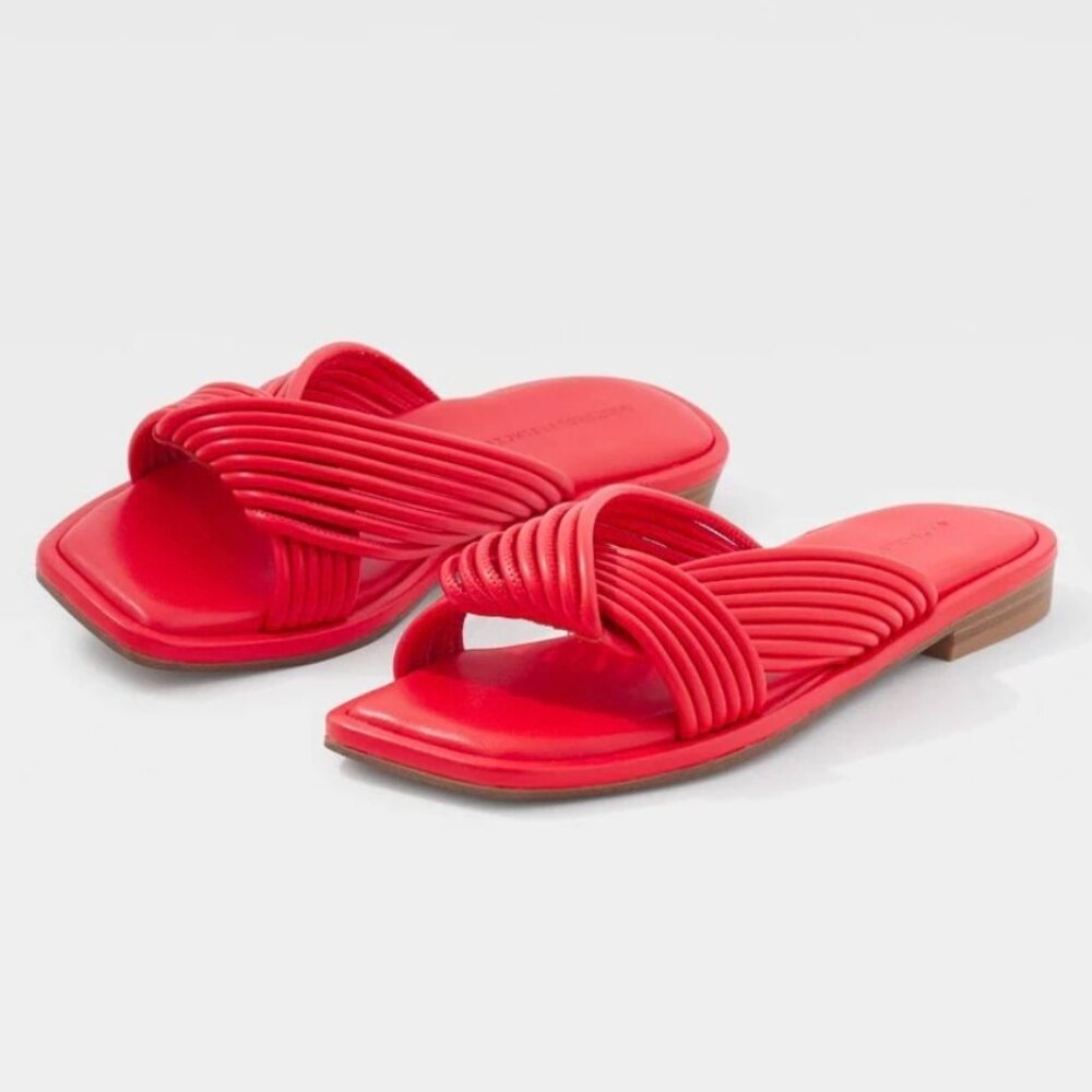 Knotty Strappy Flat Sandals